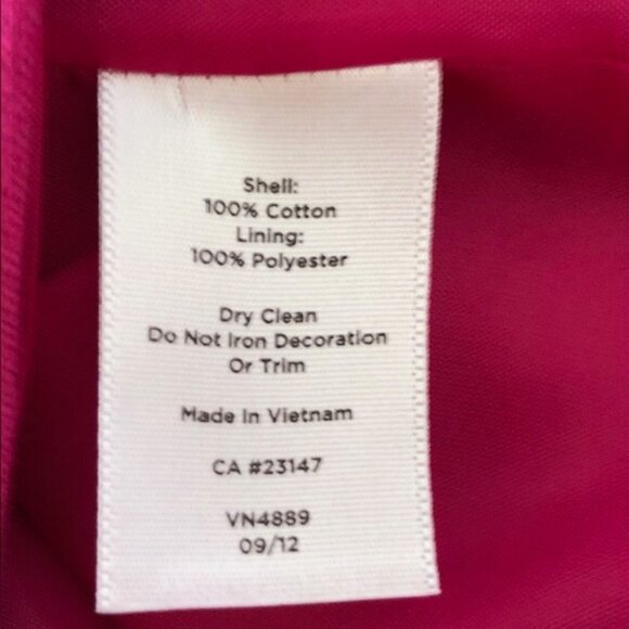 TALBOTS Gold Button Accent A Line Skirt with Pockets Lined 10P - Picture 15 of 15